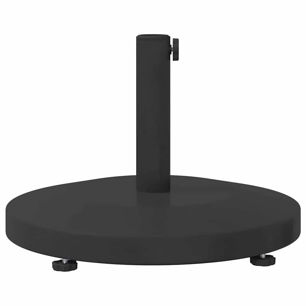 Lauko skėčių stovai Juoda 48 x 48 x 32 cm Plienas, Betonas