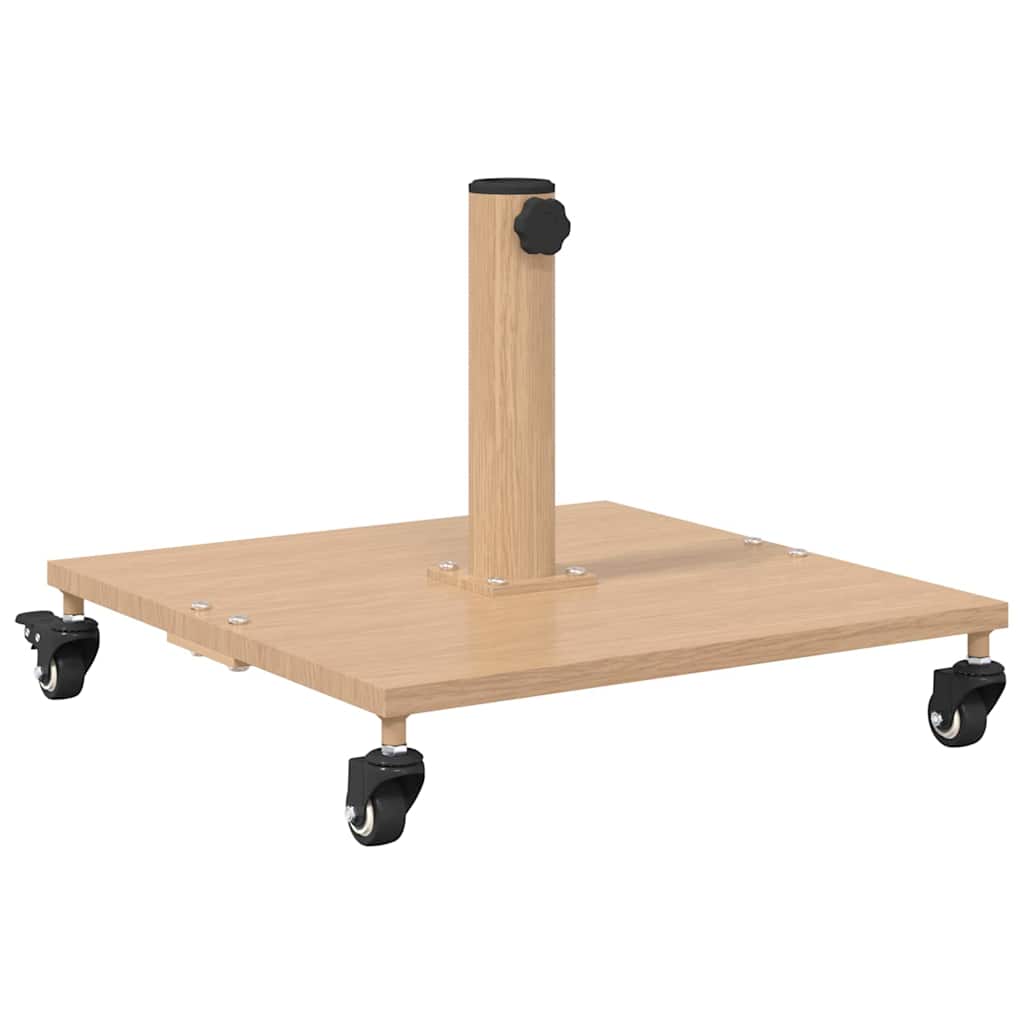 Lauko skėčių stovai Šviesios medienos 45 x 45 x 31.5 cm Plienas