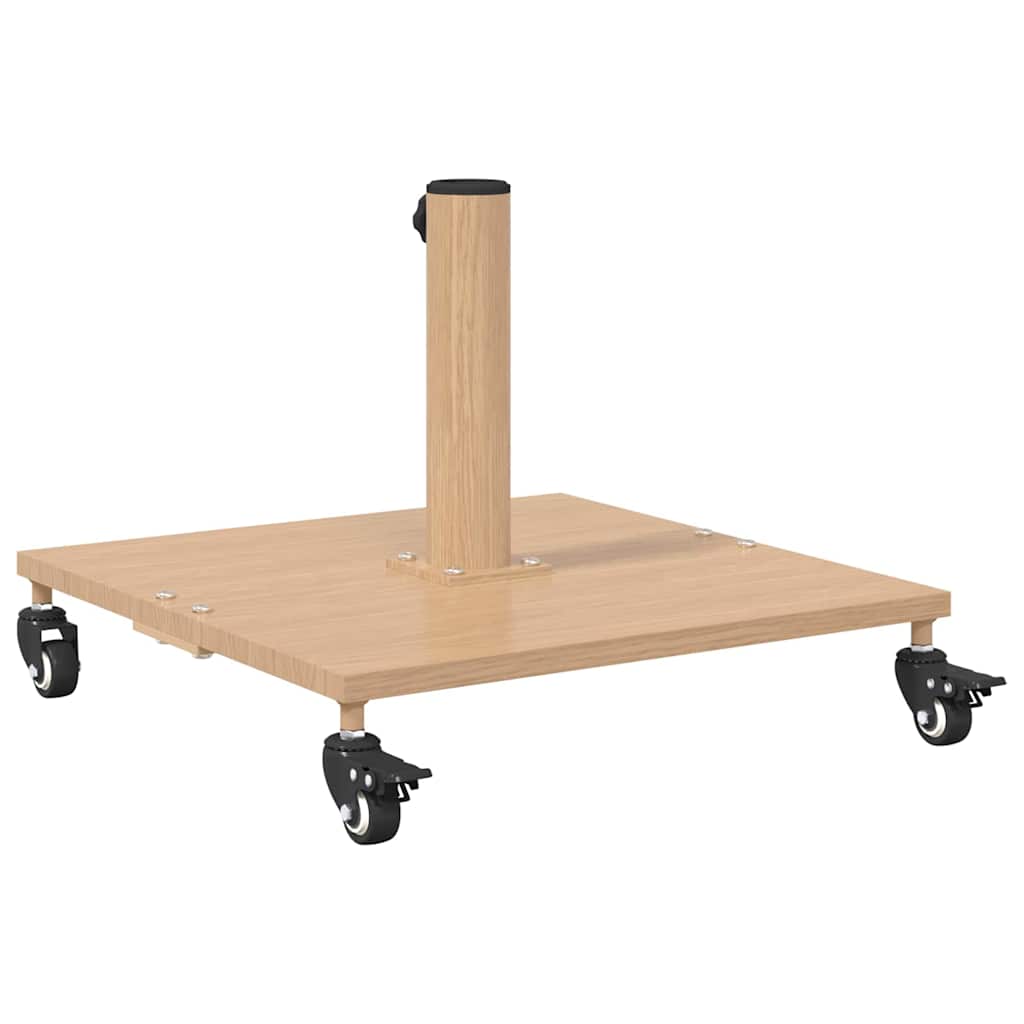 Lauko skėčių stovai Šviesios medienos 45 x 45 x 31.5 cm Plienas
