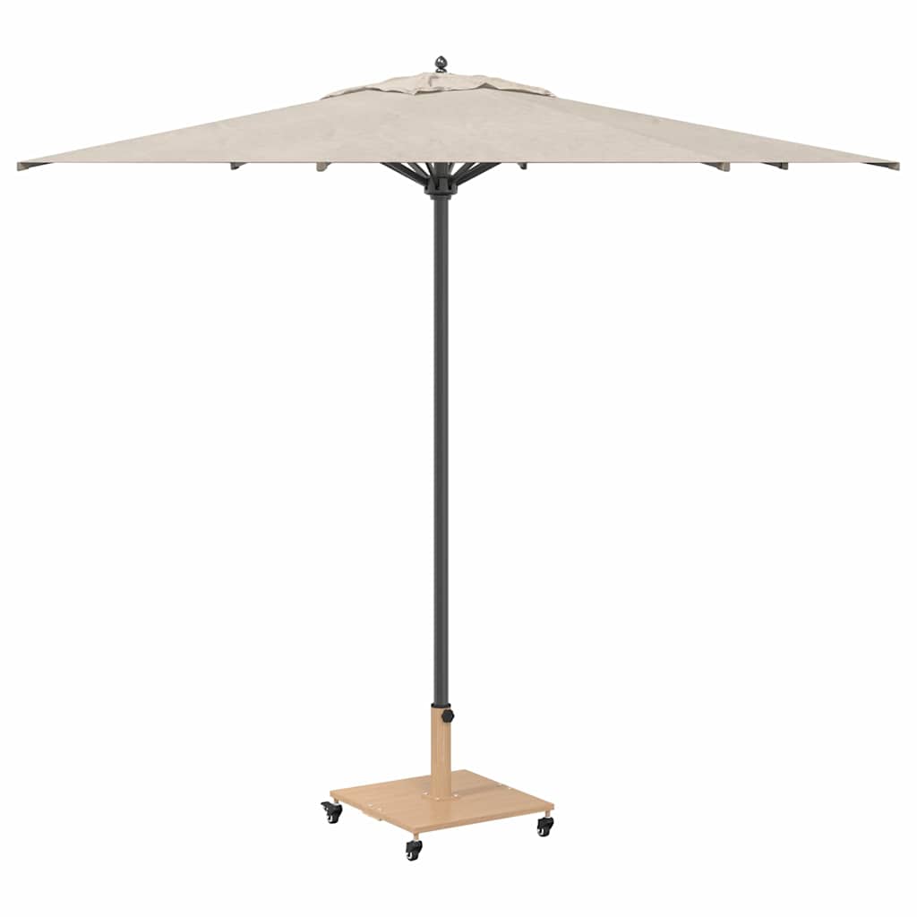 Lauko skėčių stovai Šviesios medienos 45 x 45 x 31.5 cm Plienas