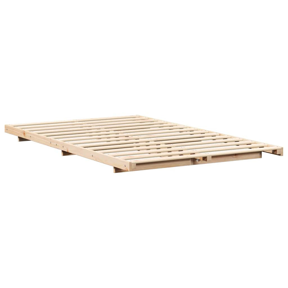Grindų lovos rėmas Ruda 120 x 200 cm Pušies masyvas