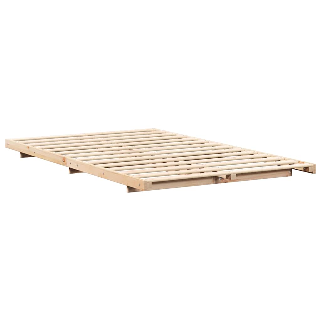 Grindų lovos rėmas Ruda 120 x 200 cm Pušies masyvas
