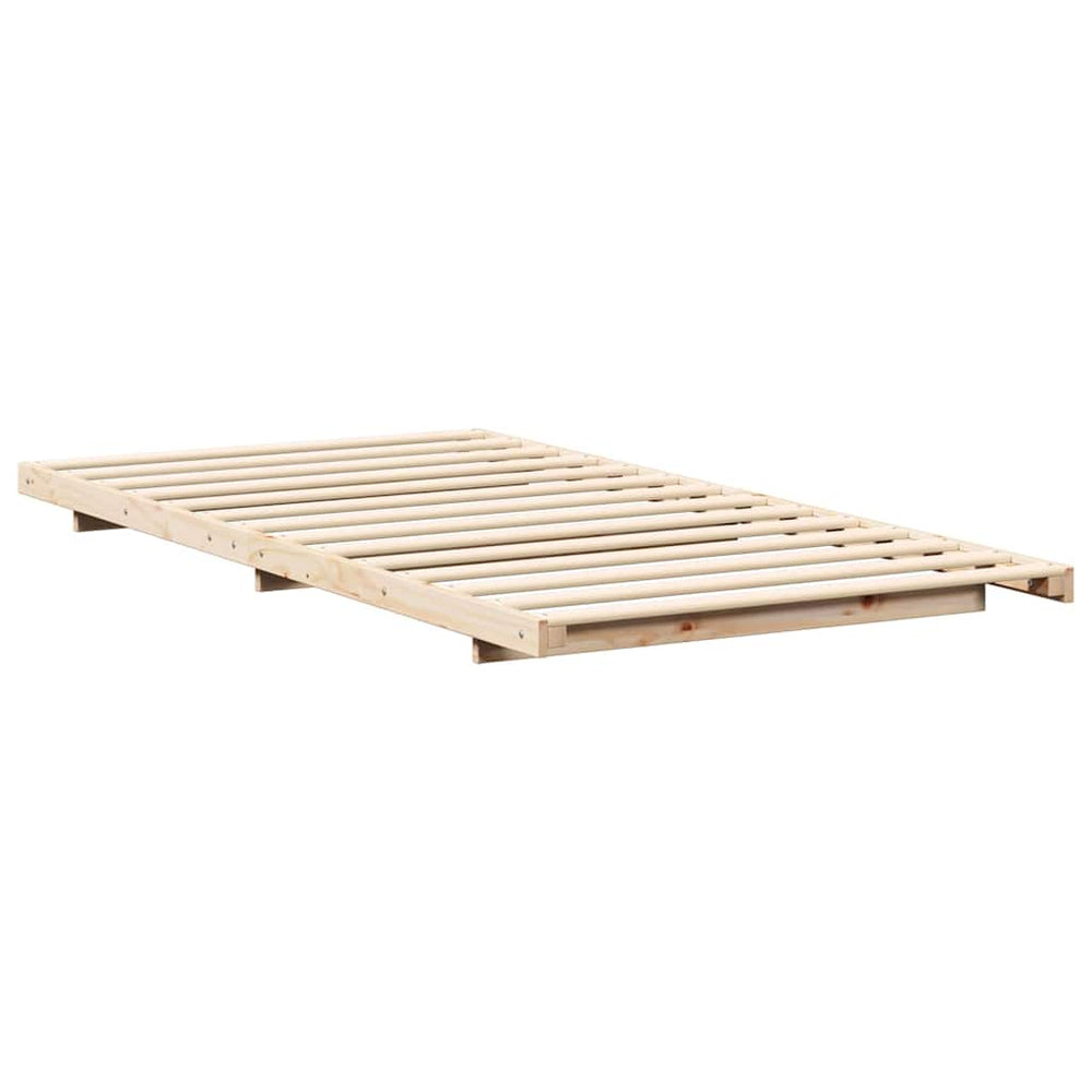 Grindų lovos rėmas Ruda 90 x 200 cm Pušies masyvas