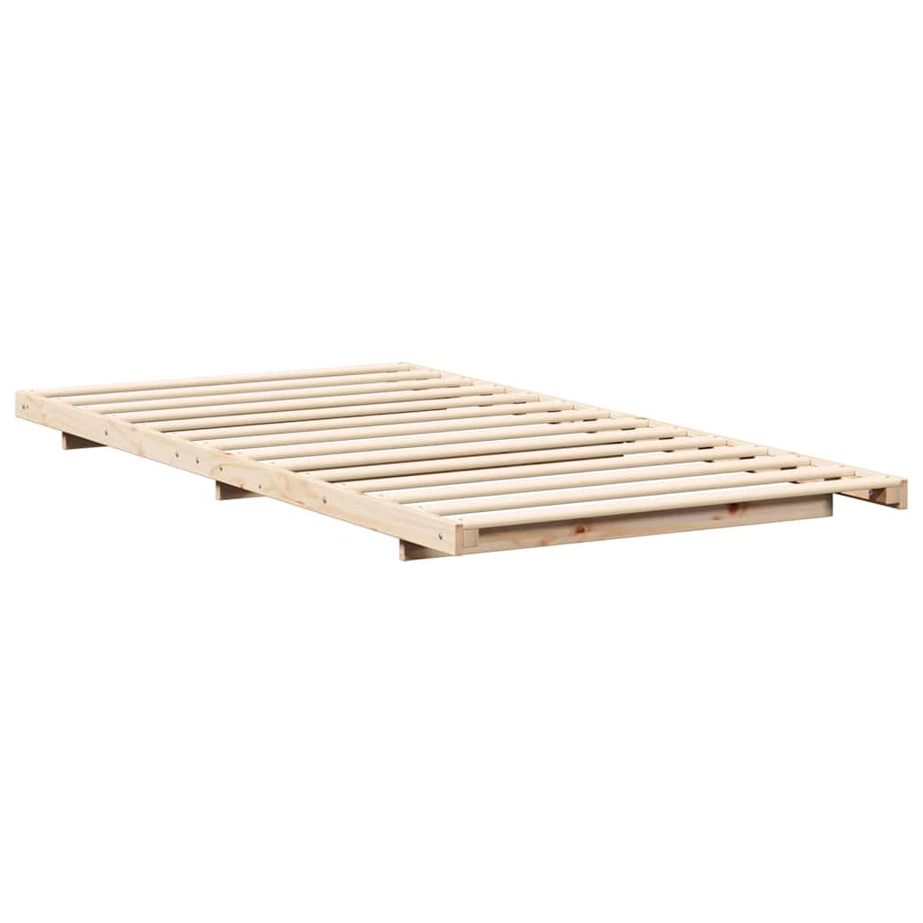 Grindų lovos rėmas Ruda 90 x 200 cm Pušies masyvas