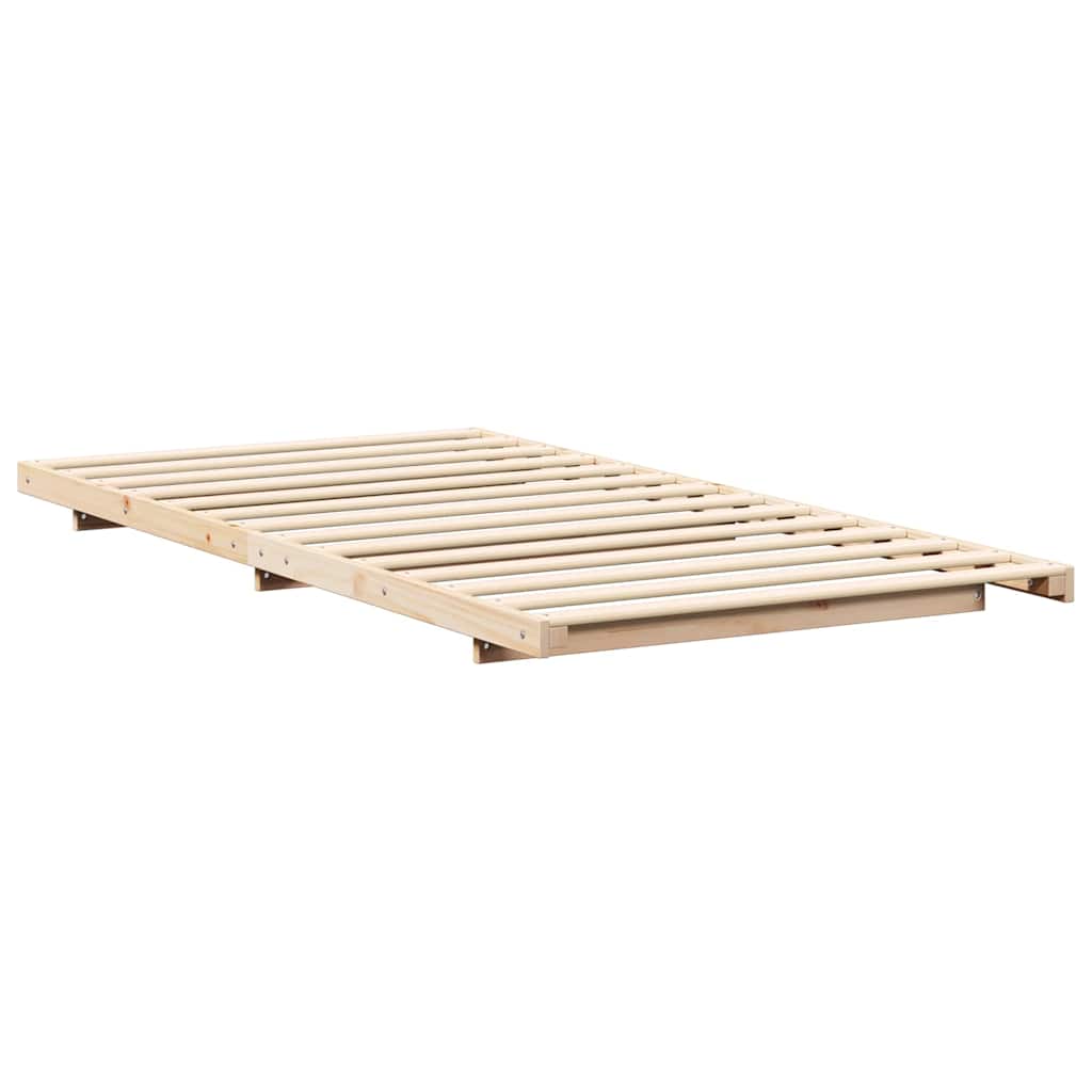 Grindų lovos rėmas Ruda 90 x 200 cm Pušies masyvas