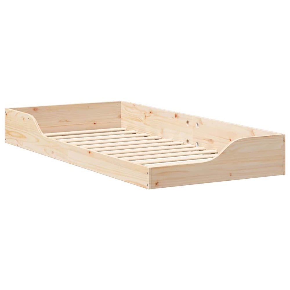 Grindų lovos rėmas Ruda 90 x 200 cm Pušies masyvas