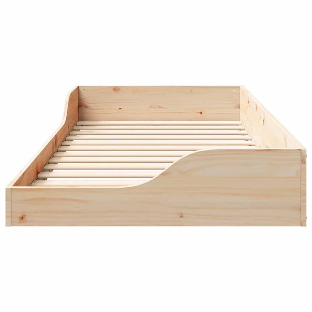 Grindų lovos rėmas Ruda 90 x 200 cm Pušies masyvas