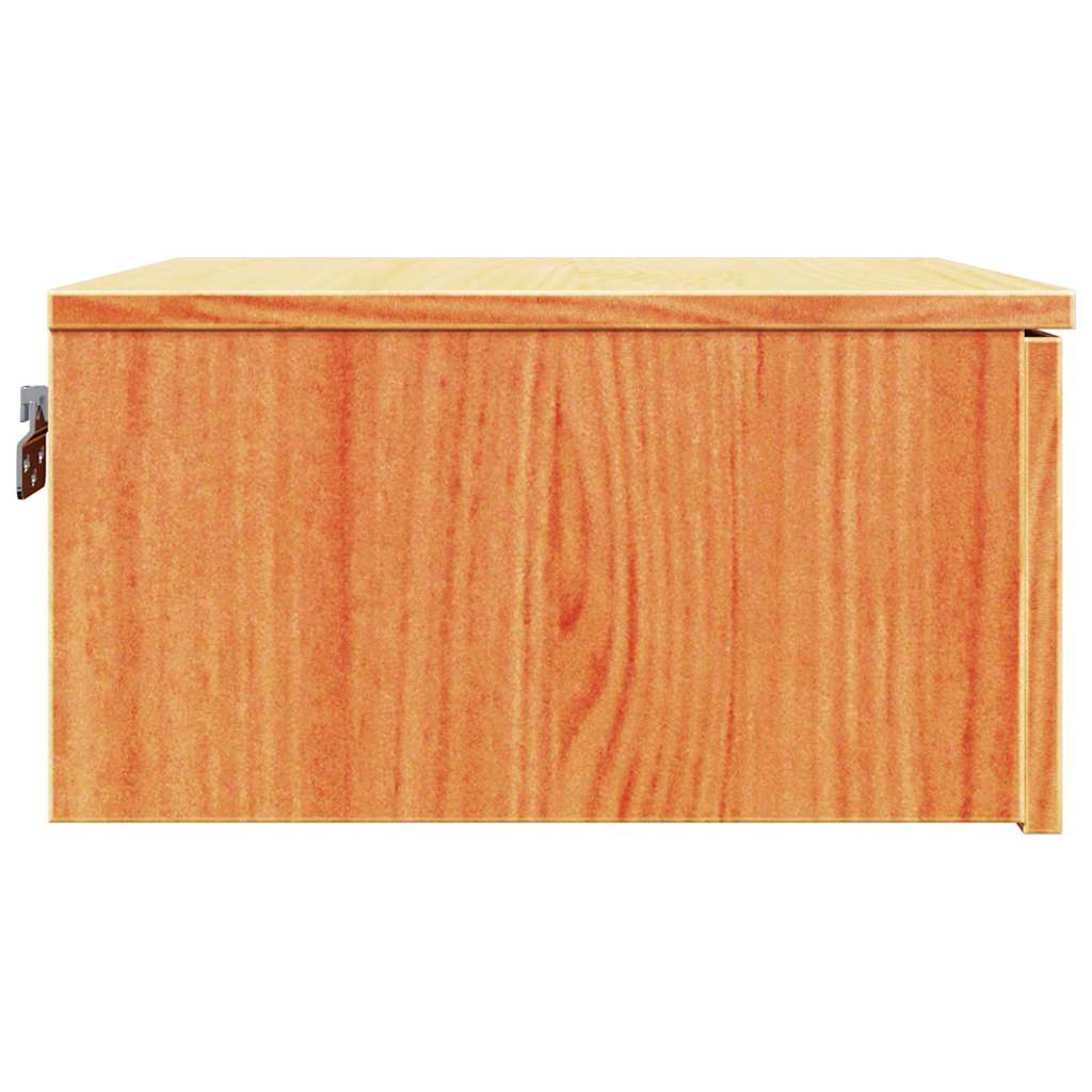 Naktinis staliukas Vaško ruda 37 x 35 x 18,5 cm Pušies masyvas
