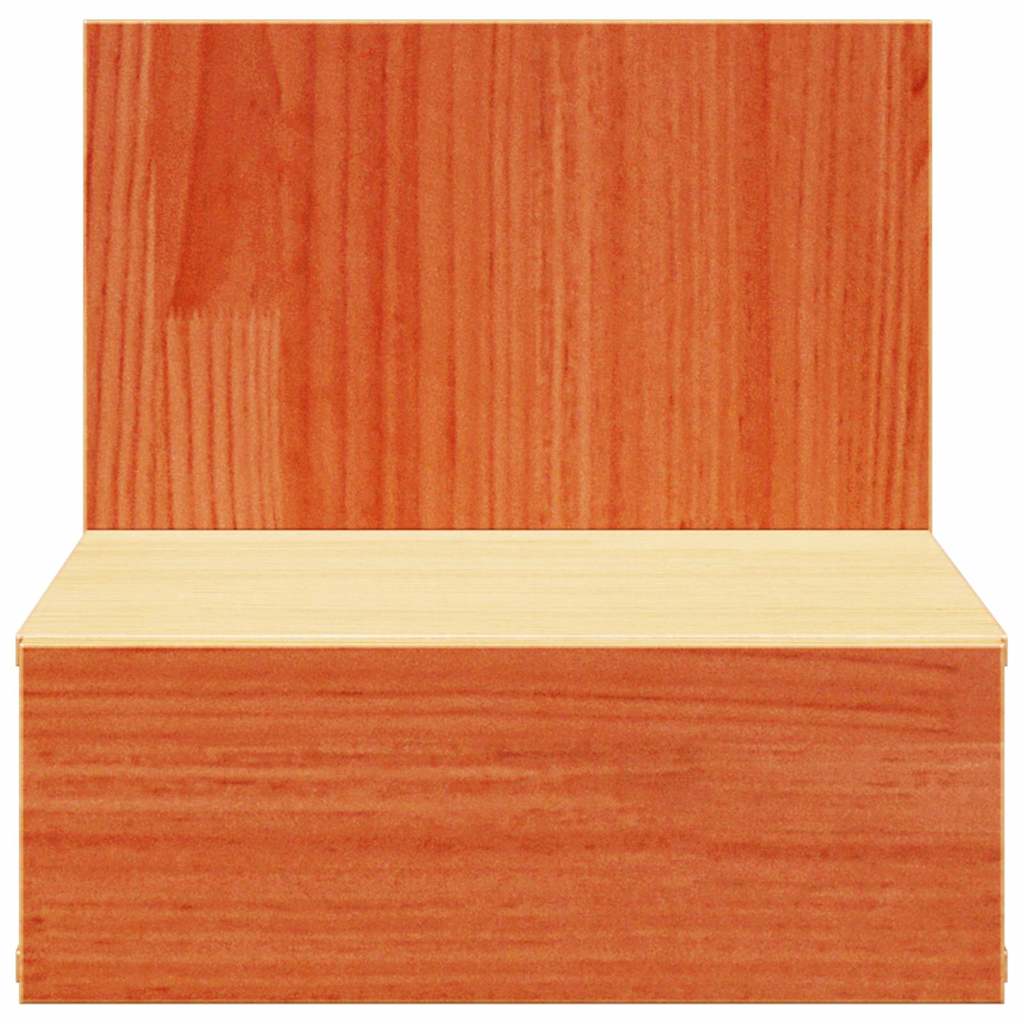 Naktinis staliukas 2 pcs Vaško ruda 42 x 32,5 x 40 cm