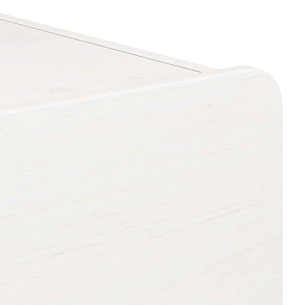 Nightstand with Drawer 2 pcs White 39 x 34 x 33 cm