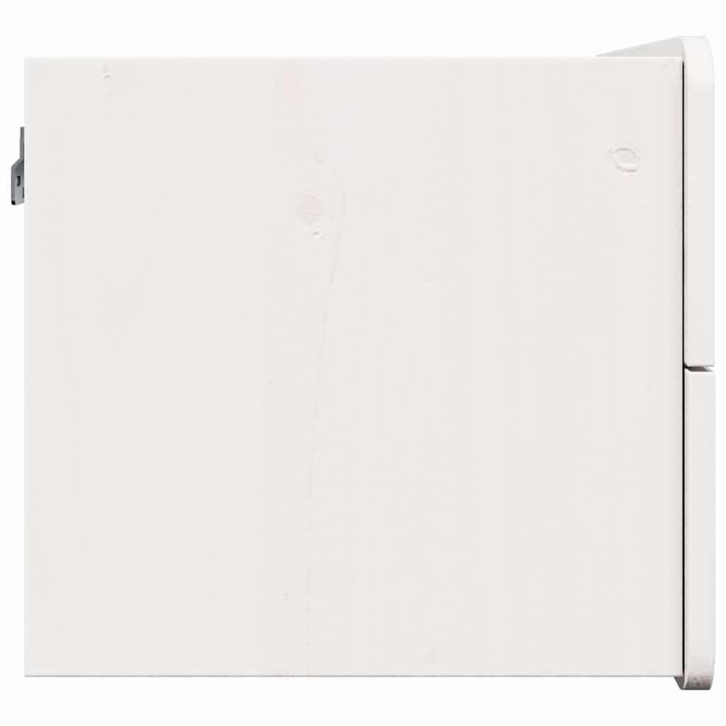 Nightstand with Drawer 2 pcs White 39 x 34 x 33 cm