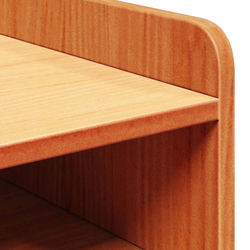 Bedside table 2 pcs Wax brown 38 x 36 x 29.5 cm