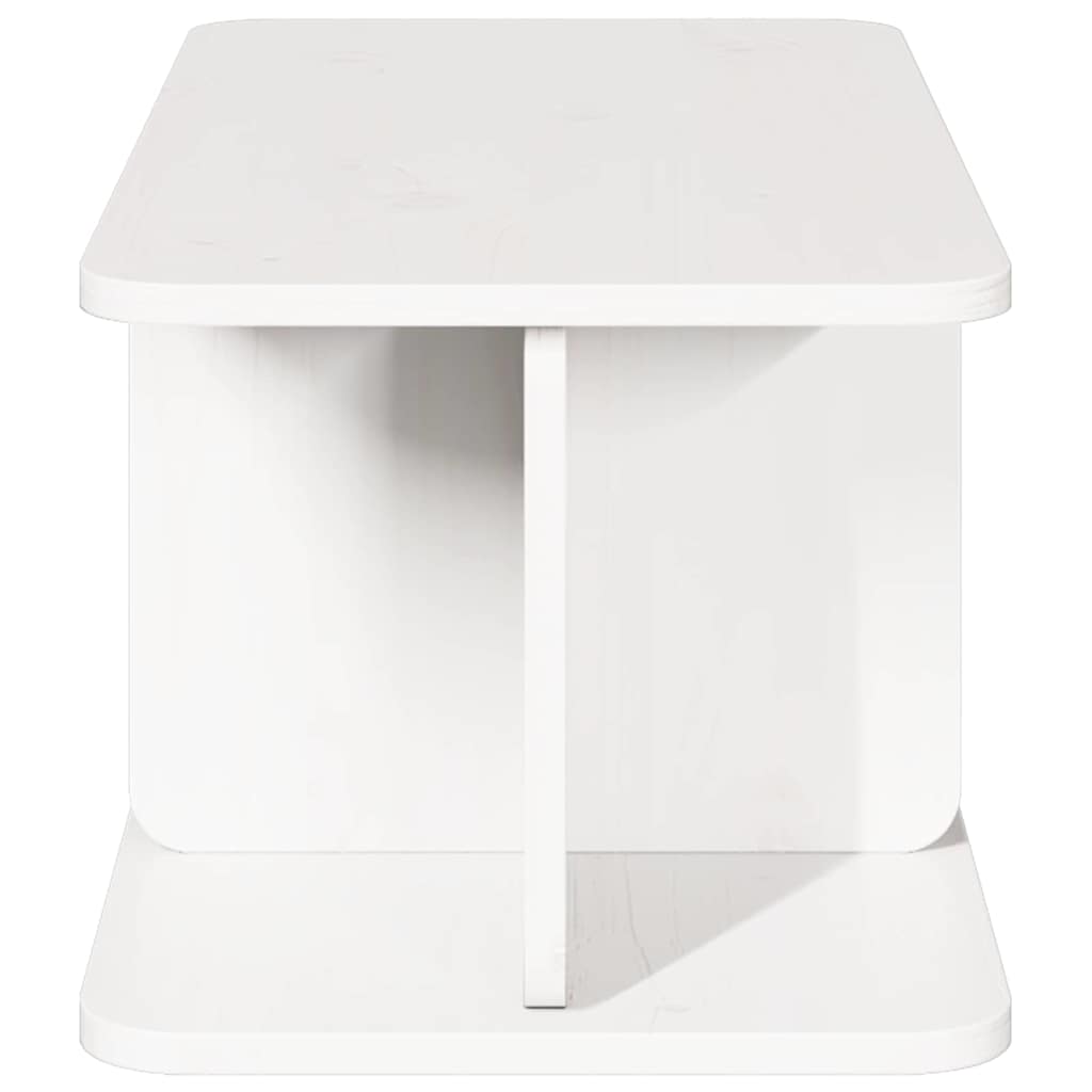 Kavos staliukas Balta 80 x 39,5 x 33,5 cm Pušies masyvas