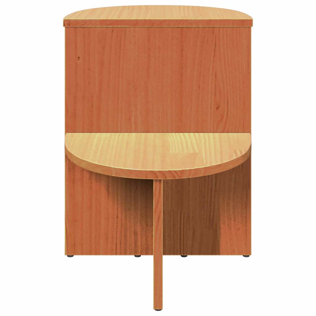 Coffee table Wax brown 50 x 40 x 50 cm Solid pine
