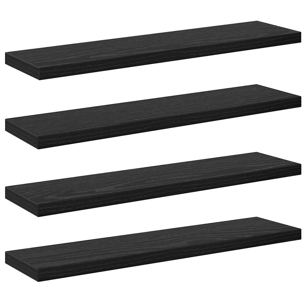Knygų lentyna 3 lygių 4 vnt. 40 x 10 x 1,5 cm Apdirbta mediena