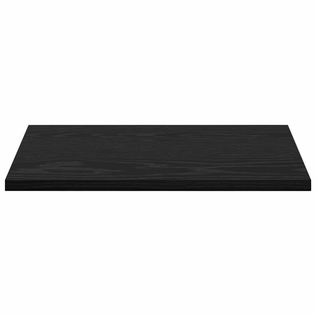 Shelf 4 pcs Black 40 x 30 x 1.5 cm Engineered Wood