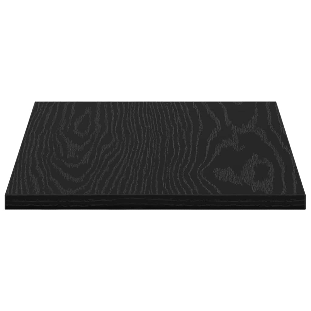 Shelf 4 pcs Black 40 x 30 x 1.5 cm Engineered Wood
