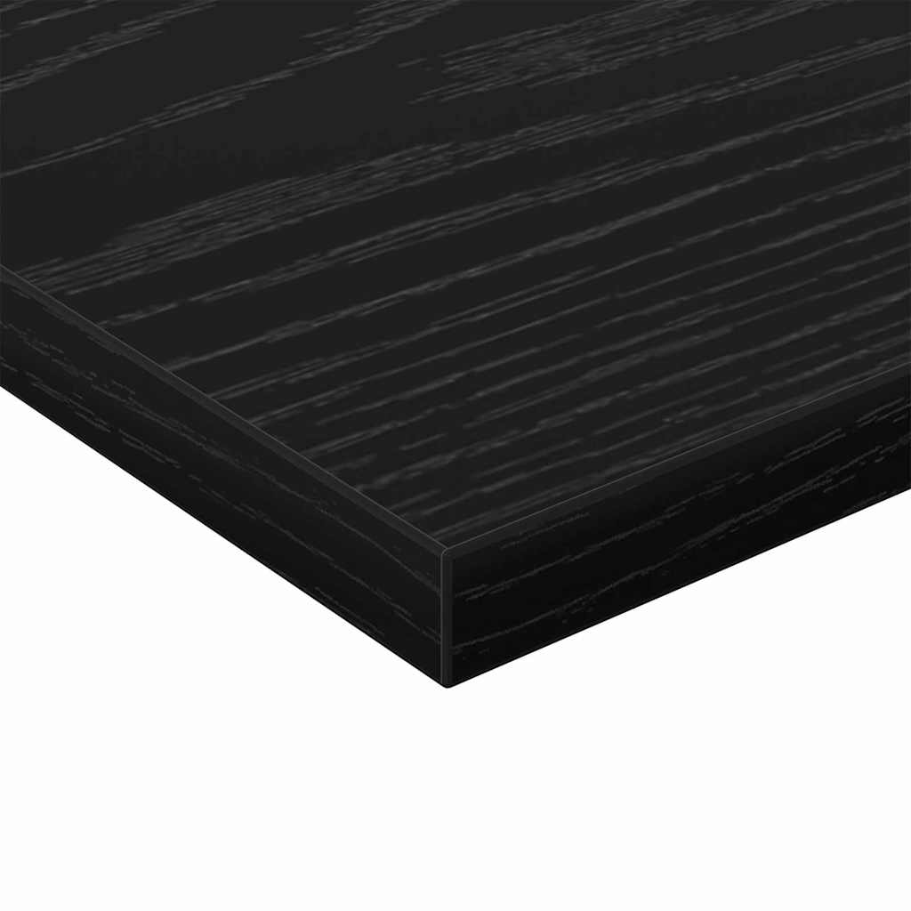 Knygų lentyna 4 pcs Juodas 40 x 40 x 1,5 cm Apdirbta mediena