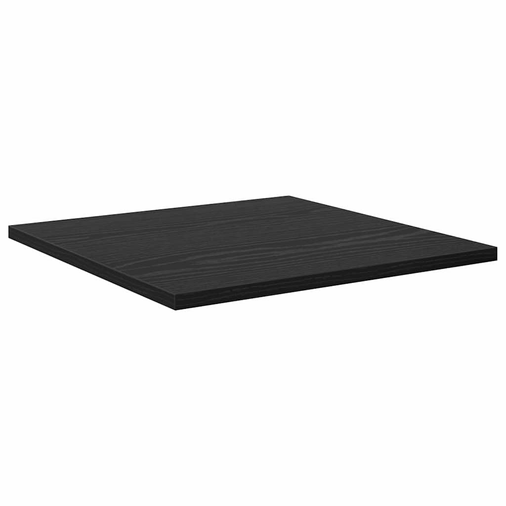Knygų lentyna 4 pcs Juodas 40 x 40 x 1,5 cm Apdirbta mediena