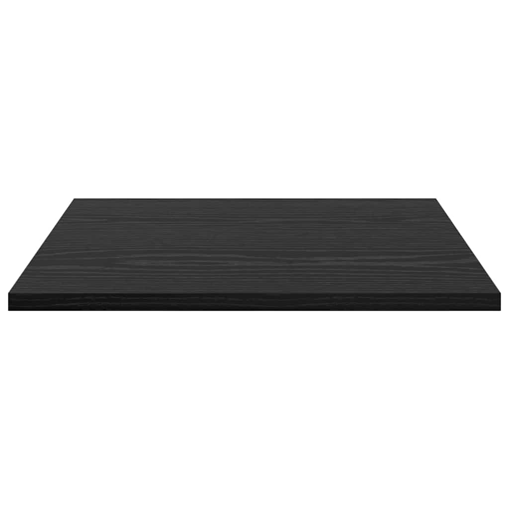 Knygų lentyna 4 pcs Juodas 40 x 40 x 1,5 cm Apdirbta mediena
