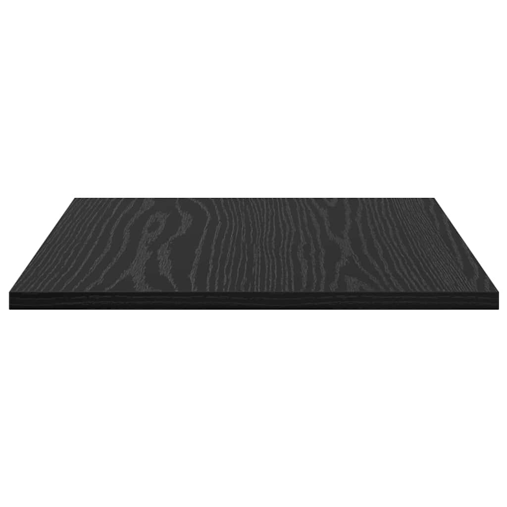 Knygų lentyna 4 pcs Juodas 40 x 40 x 1,5 cm Apdirbta mediena
