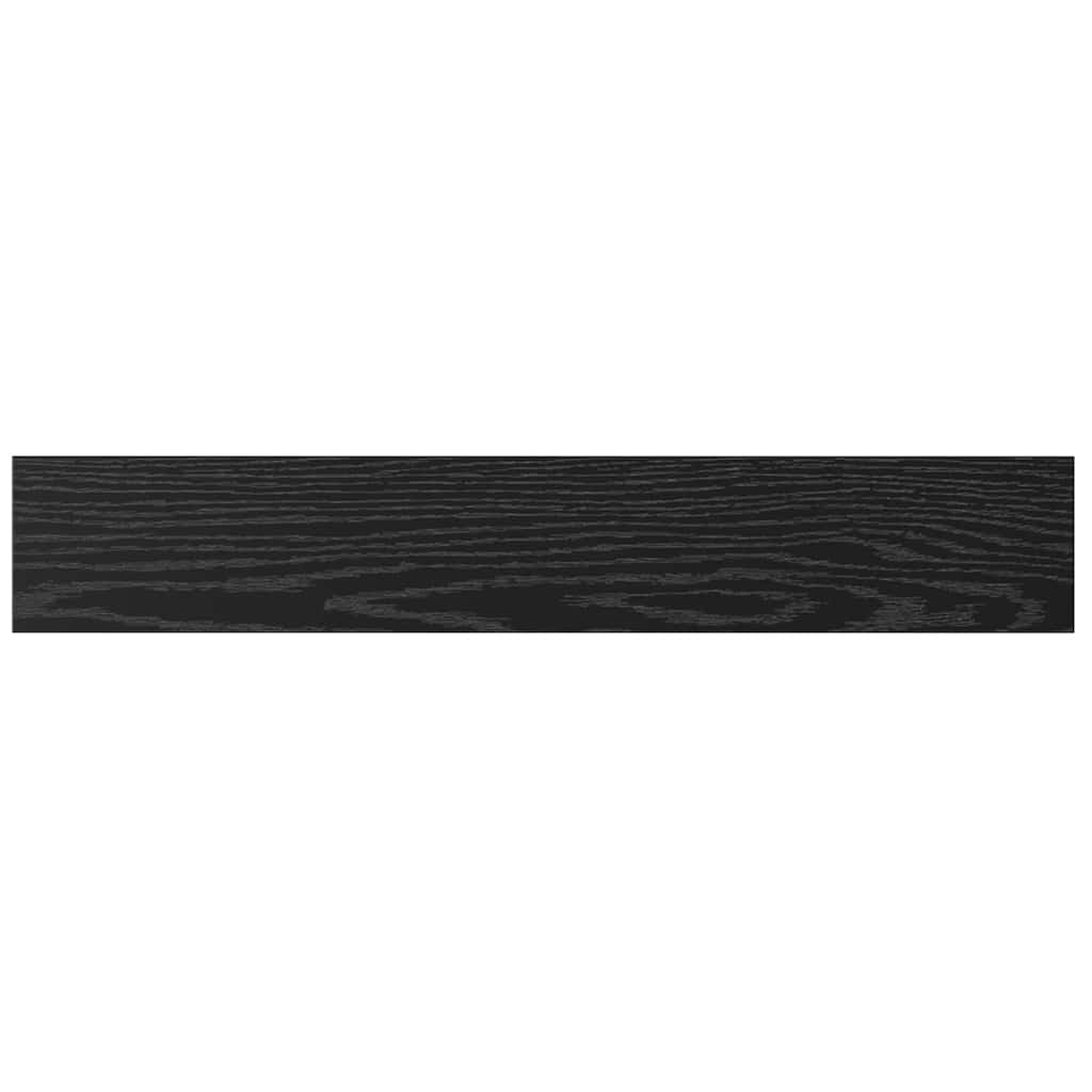Knygų lentyna 4 pcs Juodas 60 x 10 x 1,5 cm Apdirbta mediena