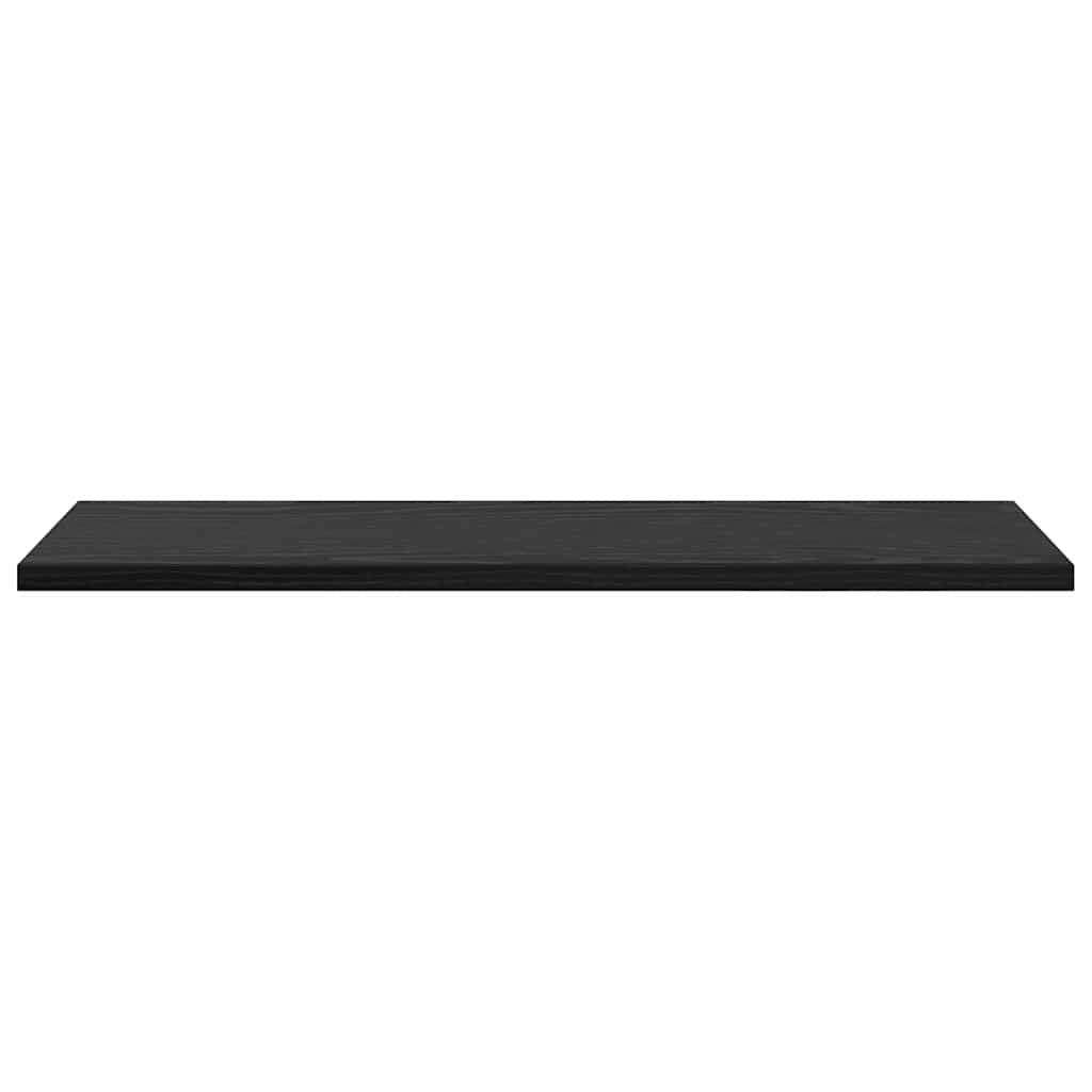 Knygų lentyna 4 pcs Juodas 60 x 20 x 1,5 cm Apdirbta mediena