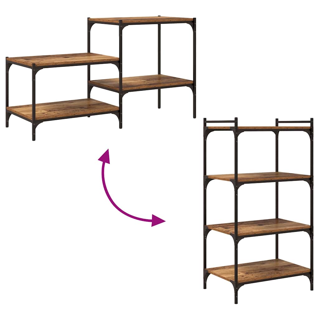 Book Shelves 4 pcs Brown 60 x 40 x 1.5 cm Engineered wood