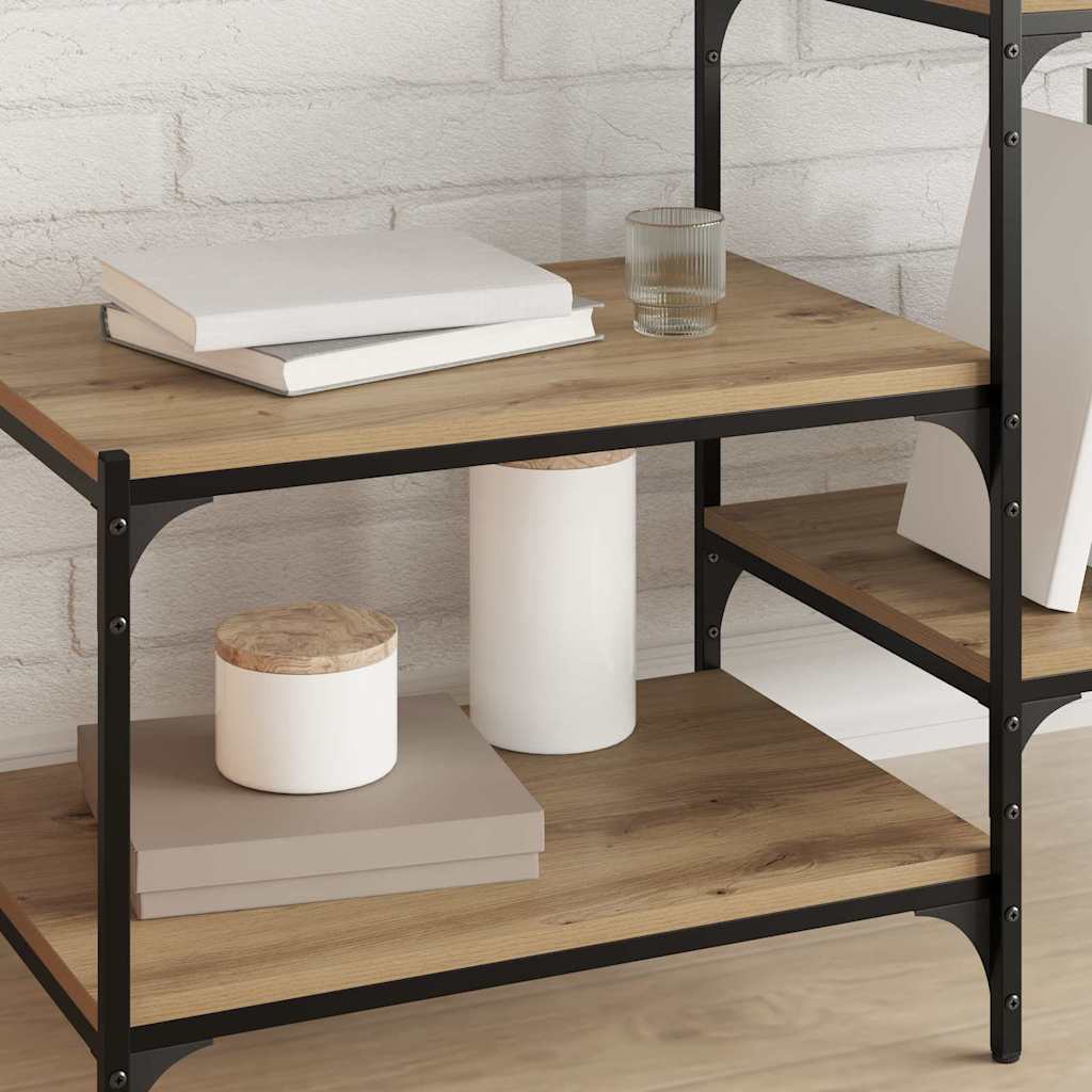 Knygų lentyna 4 pcs Ruda 60 x 40 x 1.5 cm Apdirbta mediena