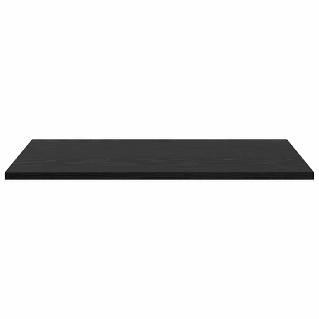 Knygų lentyna 4 pcs Juoda 60 x 40 x 1.5 cm Apdirbta mediena