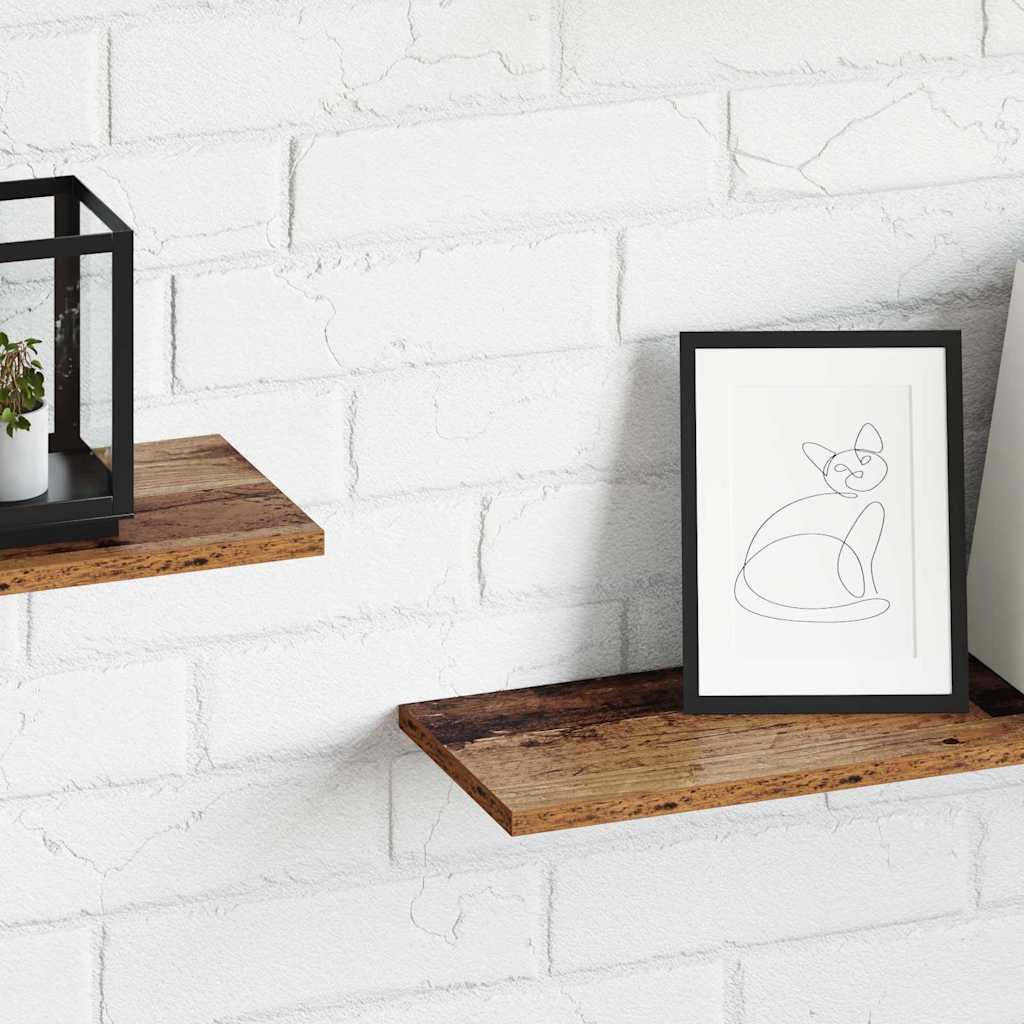 Knygų lentyna 3 aukštų 4 vnt. 80 x 20 x 1,5 cm Apdirbta mediena