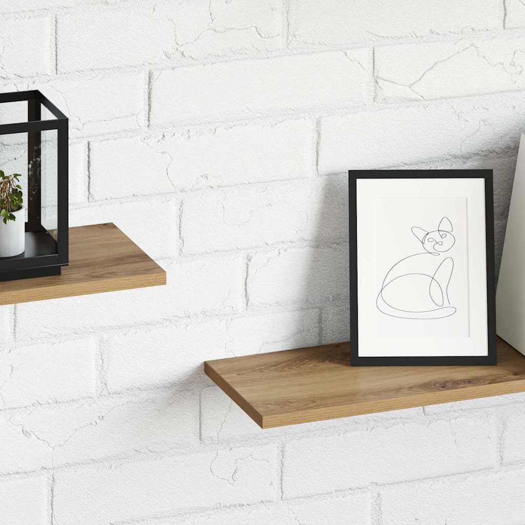 Knygų lentyna 3 aukštų 4 vnt. 80 x 20 x 1,5 cm Apdirbta mediena