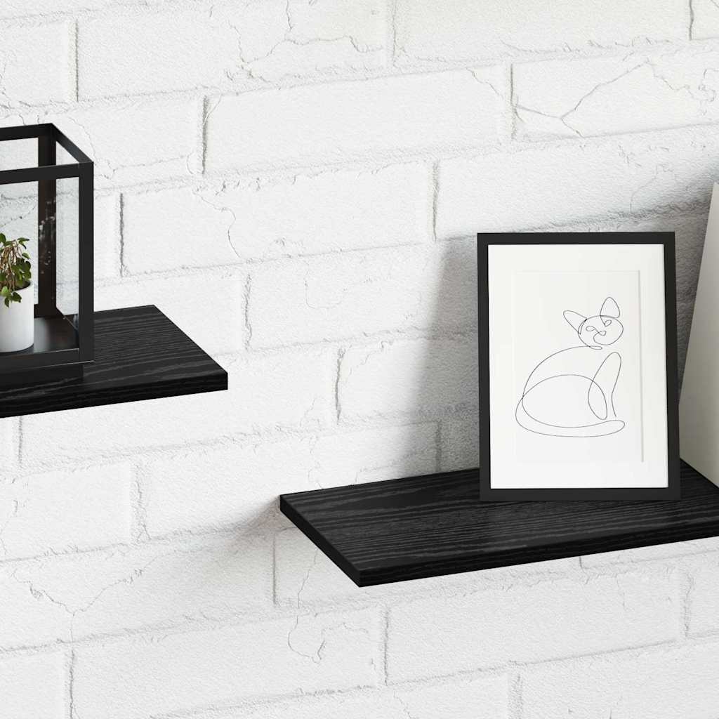 Knygų lentyna 3 aukštų 4 vnt. 80 x 20 x 1,5 cm Apdirbta mediena