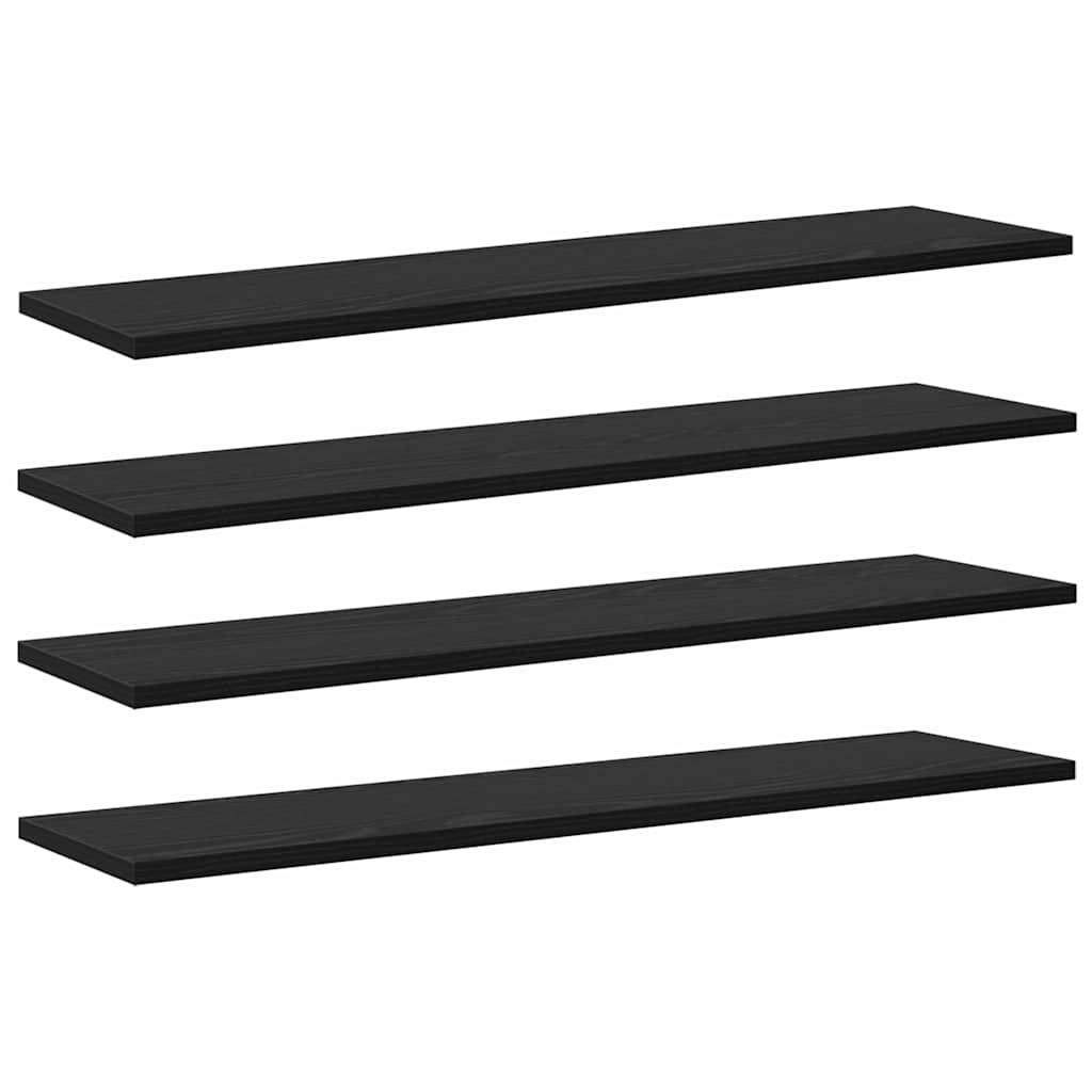 Knygų lentyna 3 aukštų 4 vnt. 80 x 20 x 1,5 cm Apdirbta mediena