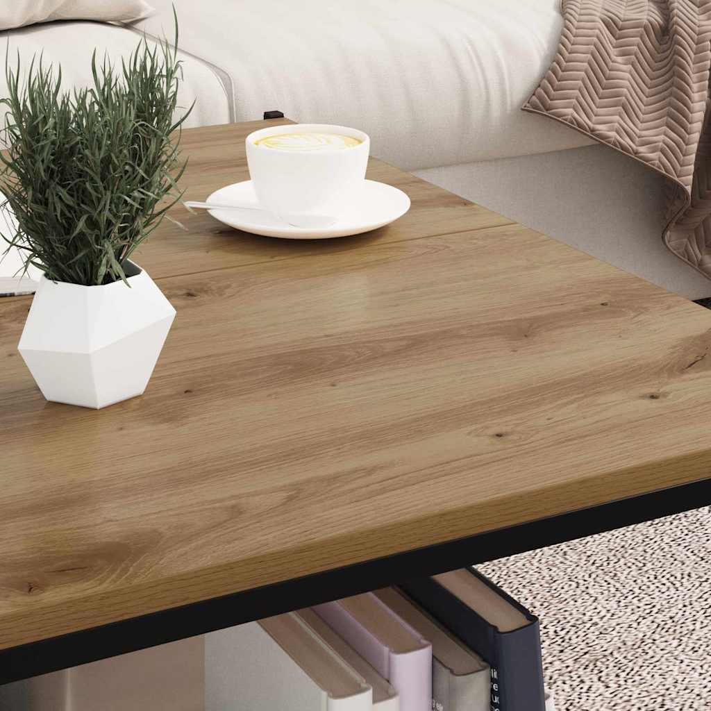Knygų lentyna 4 pcs Ruda 80 x 40 x 1.5 cm Apdirbta mediena