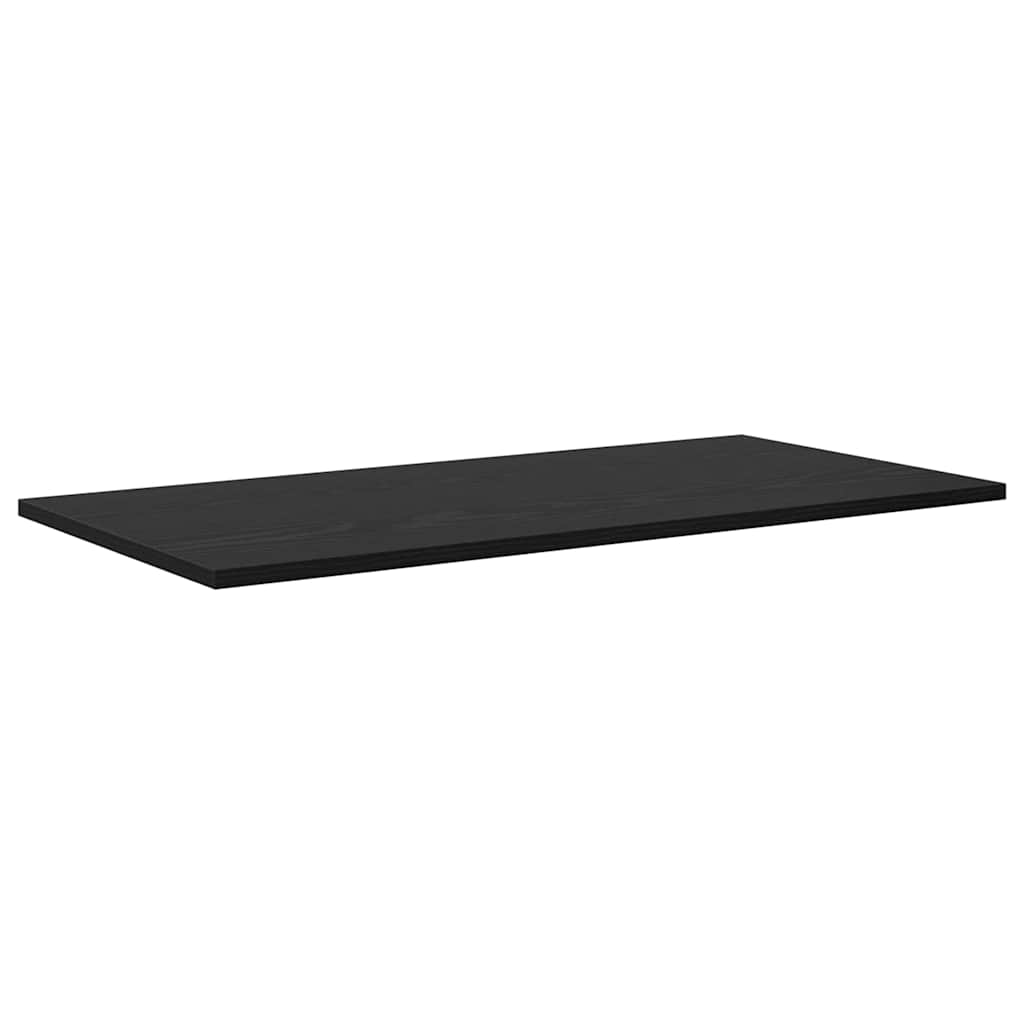 Knygų lentyna 4 pcs Juodas 80 x 40 x 1,5 cm Apdirbta mediena