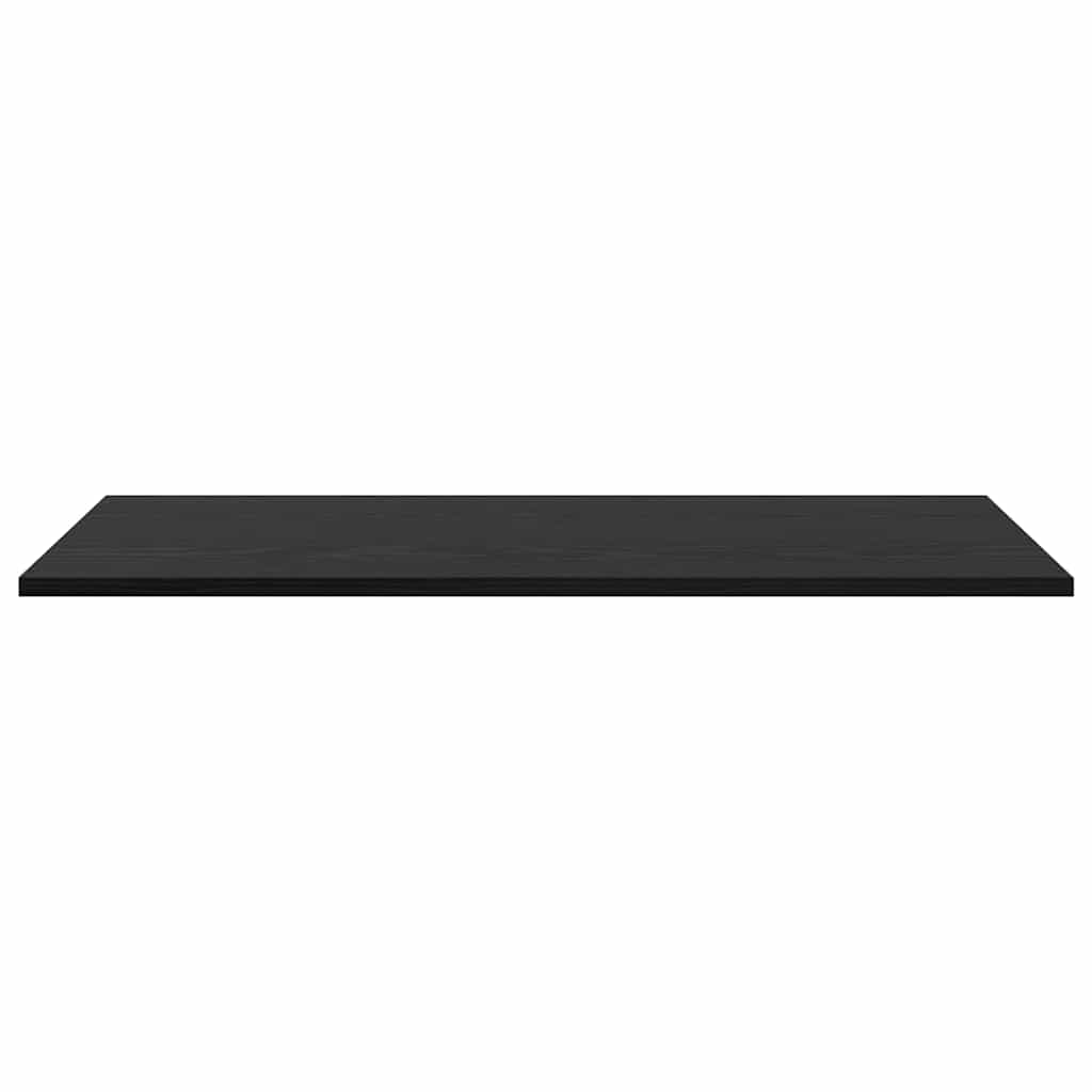 Knygų lentyna 4 pcs Juodas 80 x 40 x 1,5 cm Apdirbta mediena