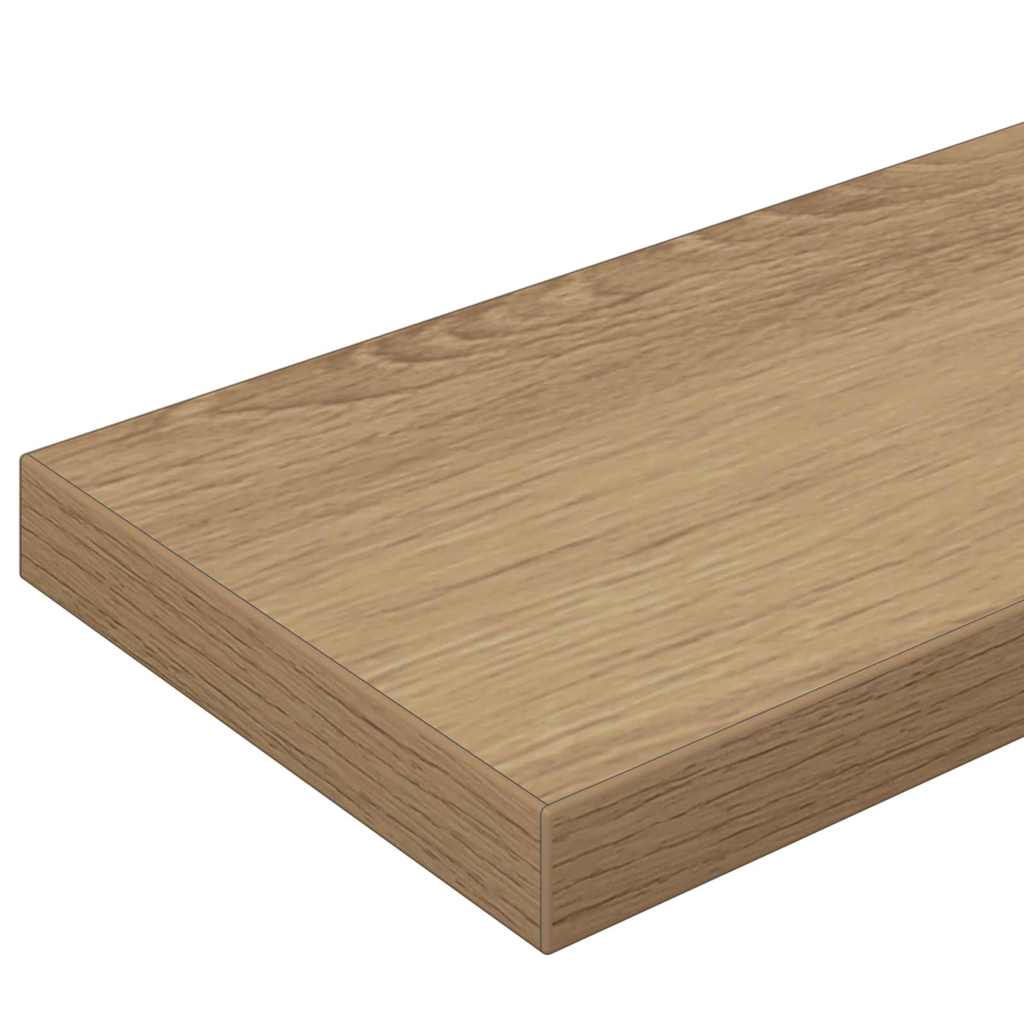 Knygų lentyna 4 pcs Ruda 100 x 10 x 1.5 cm Apdirbta mediena