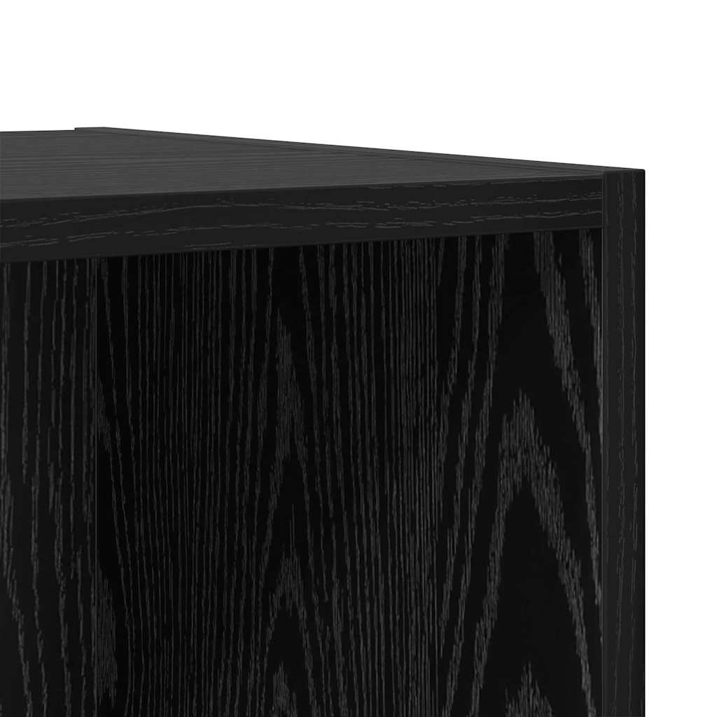 Wall cabinet 2 pcs Black oak 37 x 37 x 37 cm