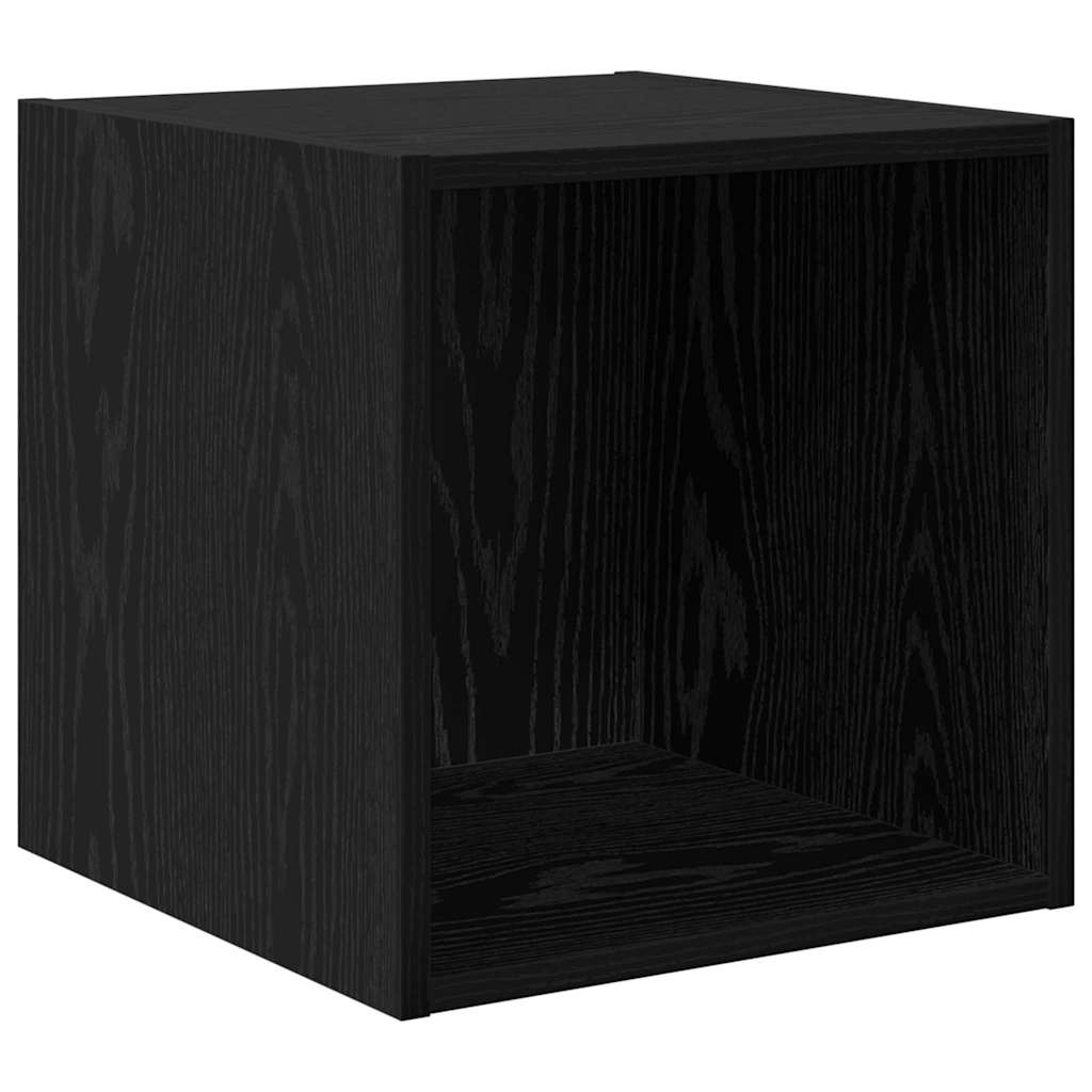 Wall cabinet 2 pcs Black oak 37 x 37 x 37 cm