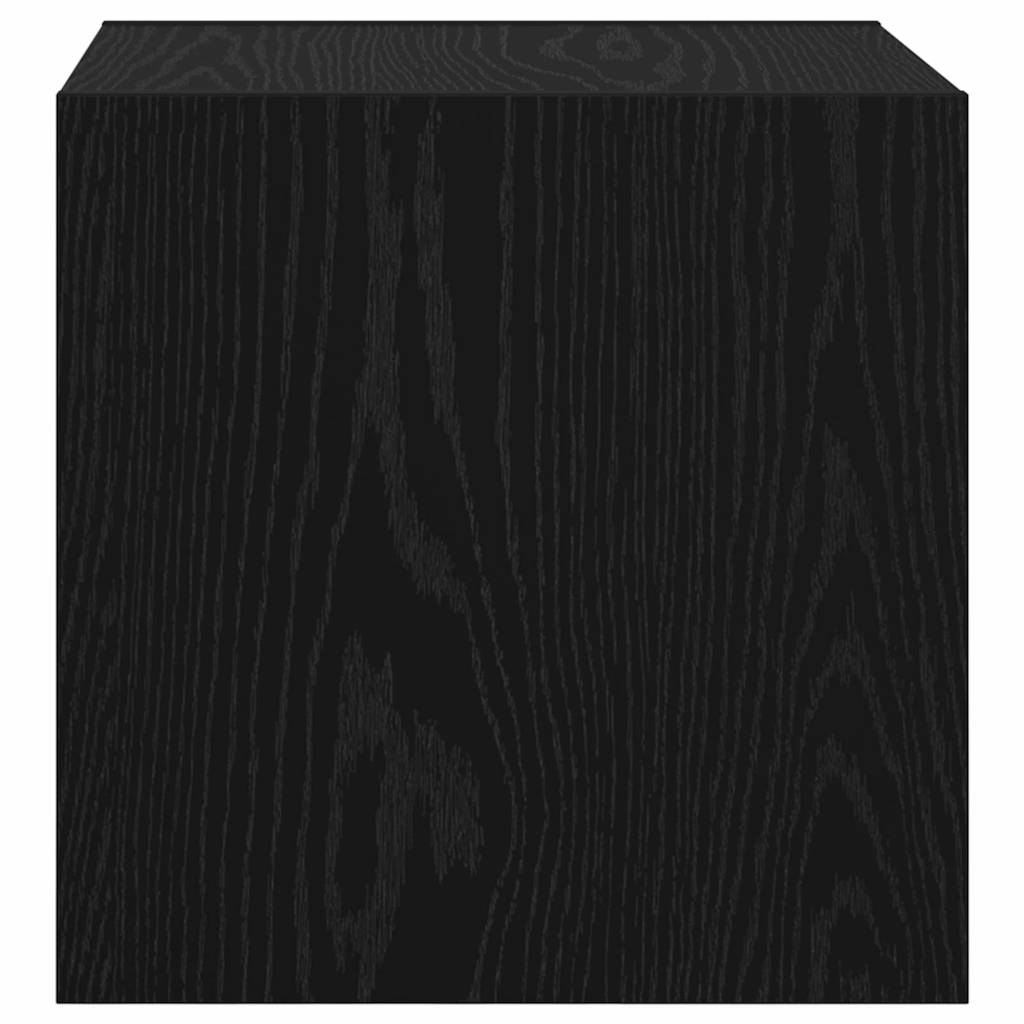 Wall cabinet 2 pcs Black oak 37 x 37 x 37 cm