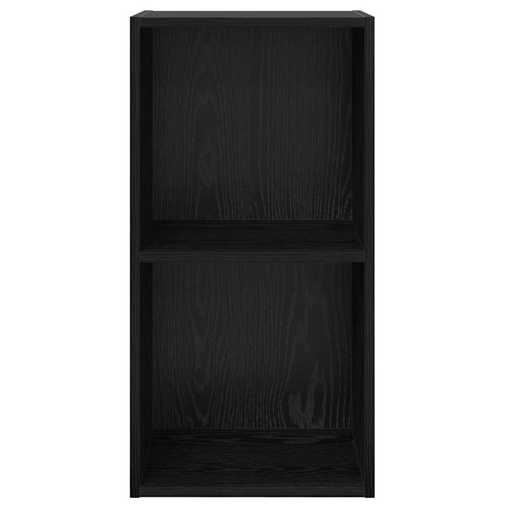 TV cabinet black oak 37 x 37 x 72 cm Engineered wood