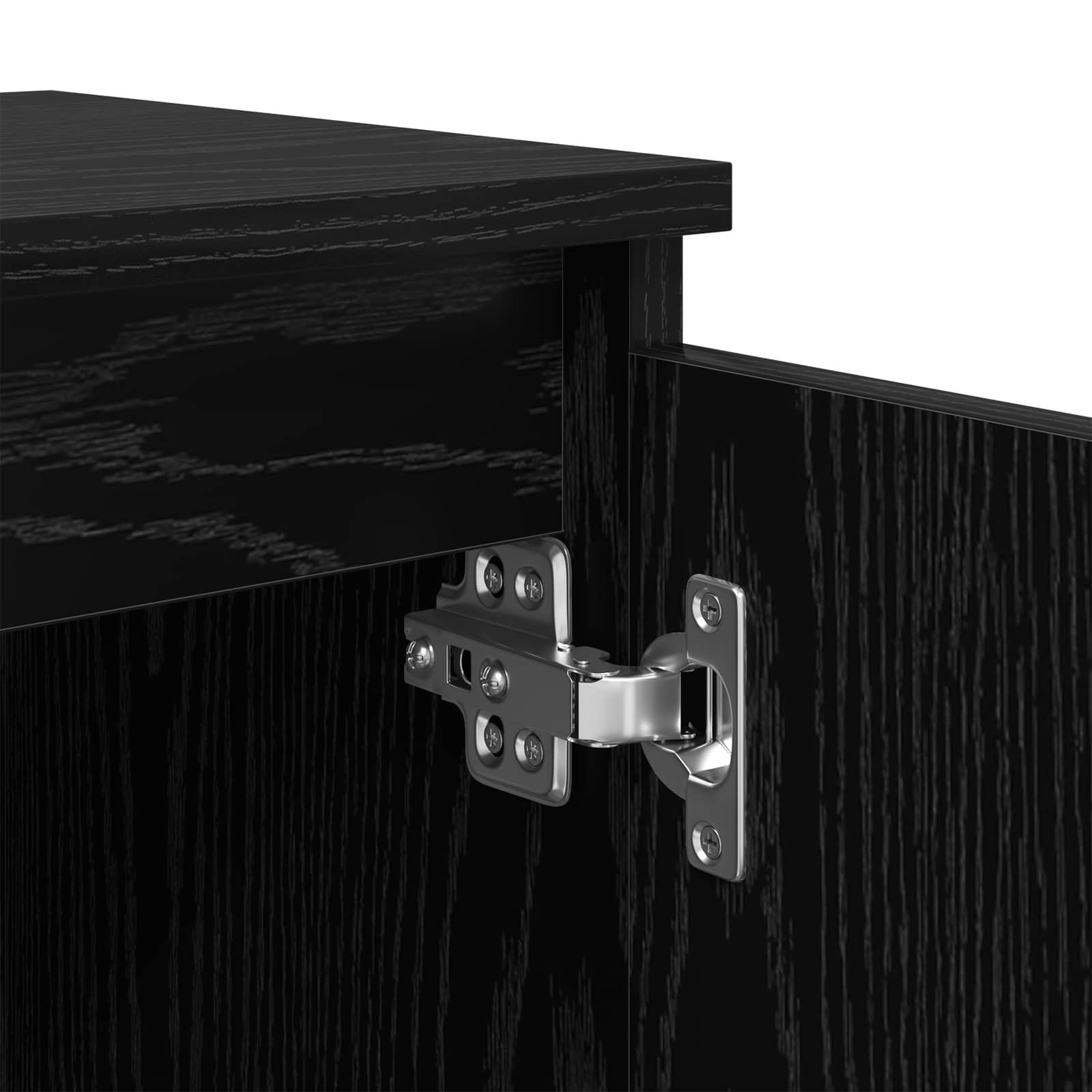 Bedside cabinet black oak 40 x 30 x 50 cm