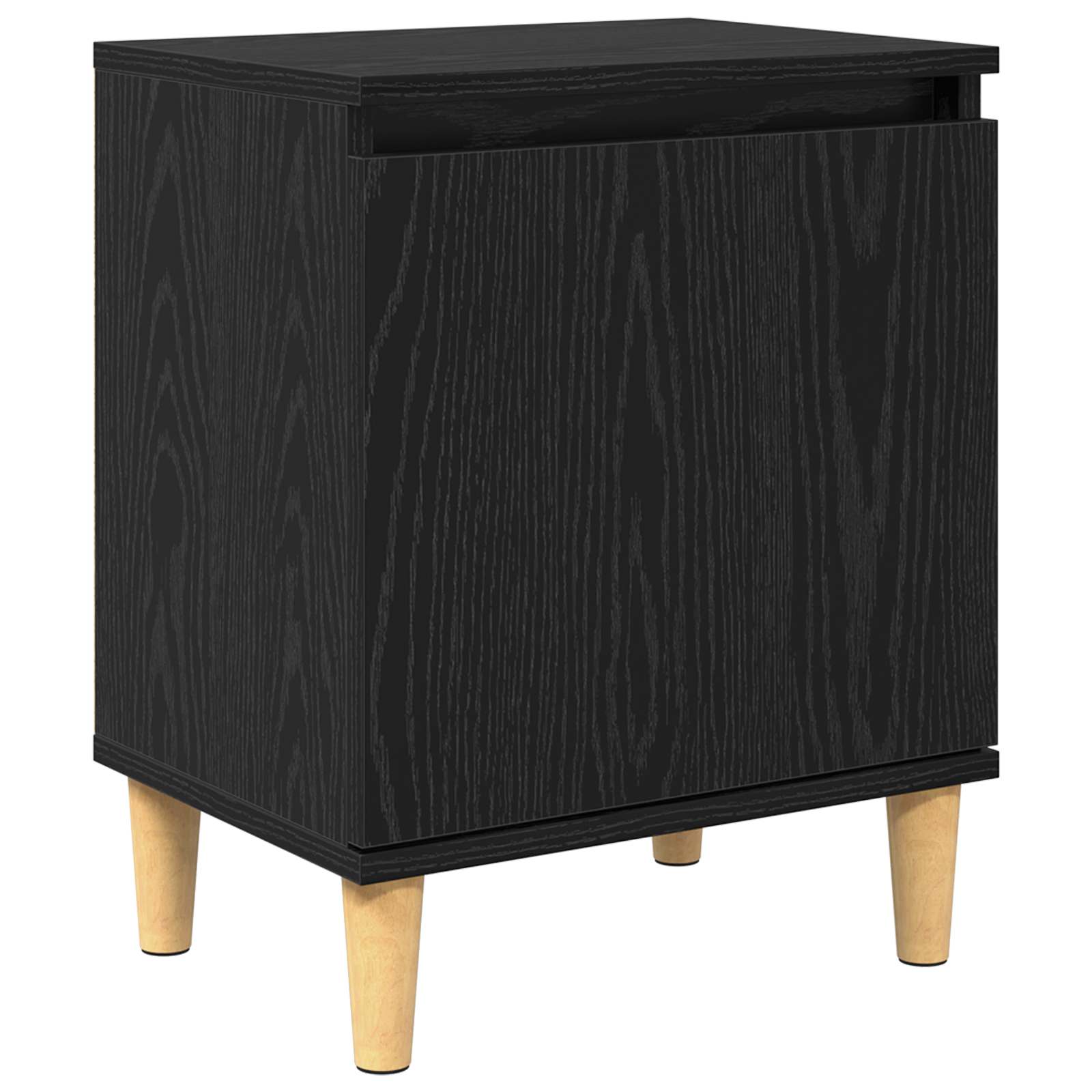 Bedside cabinet black oak 40 x 30 x 50 cm
