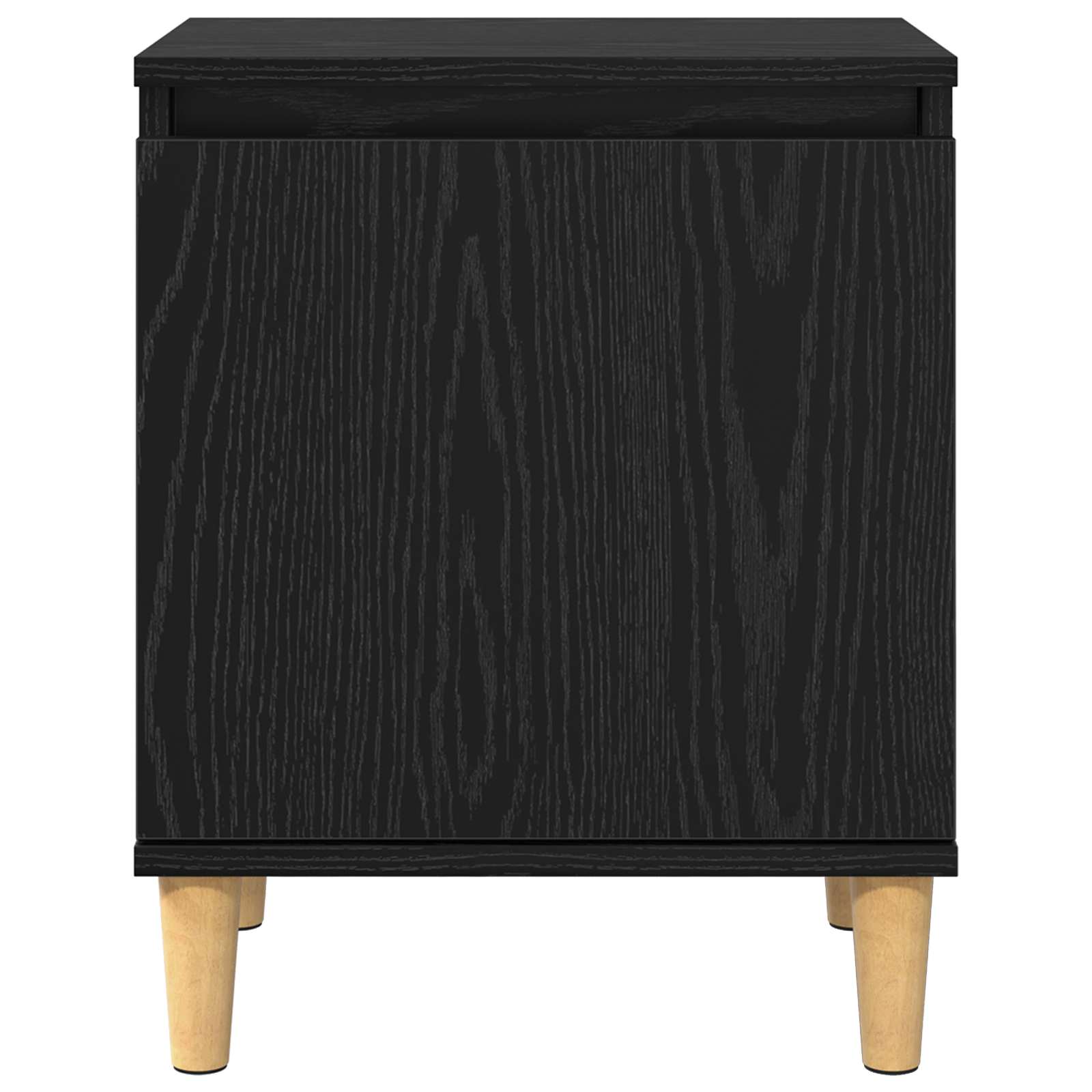 Bedside cabinet black oak 40 x 30 x 50 cm