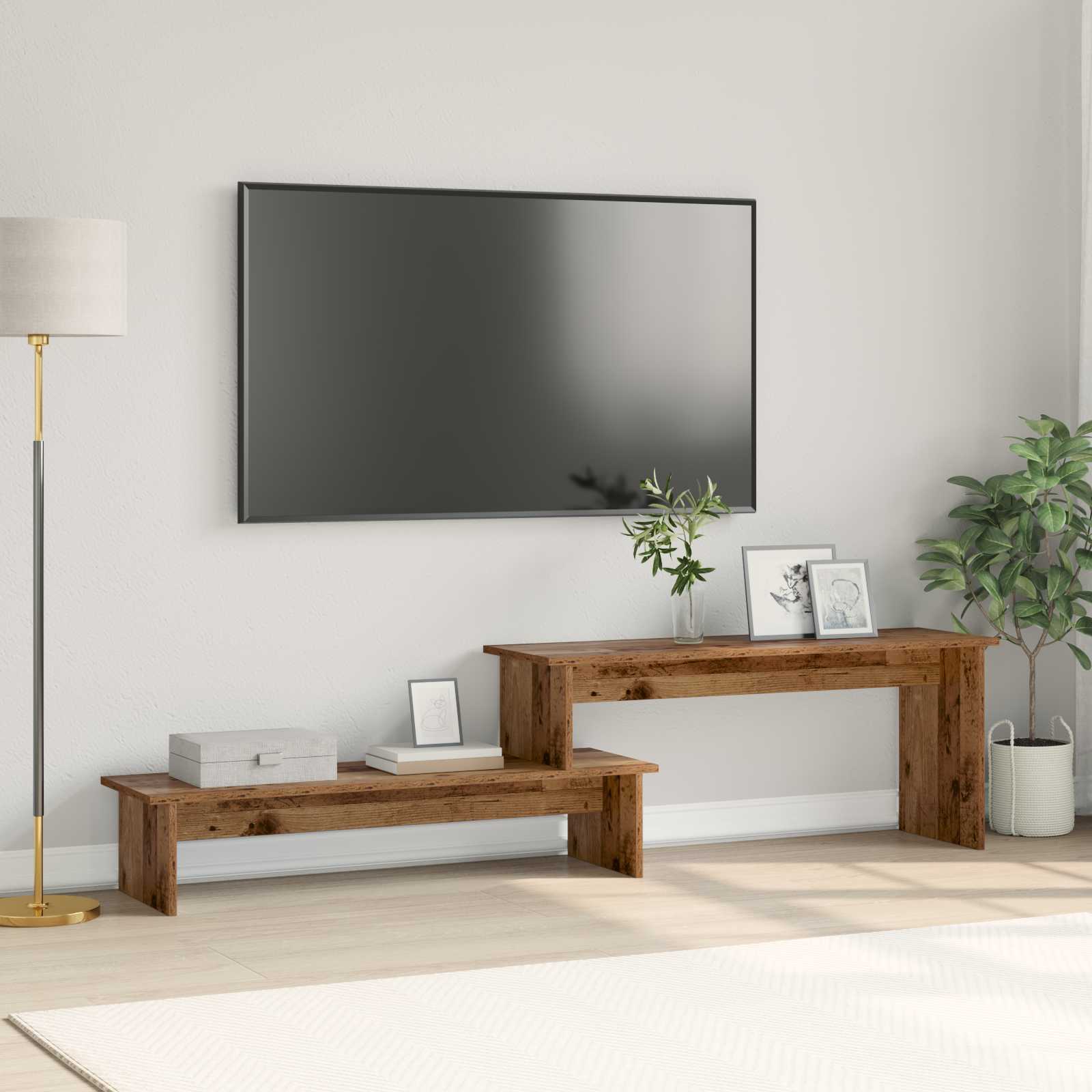 Televizoriaus spintelė Sena mediena 180 x 30 x 43 cm