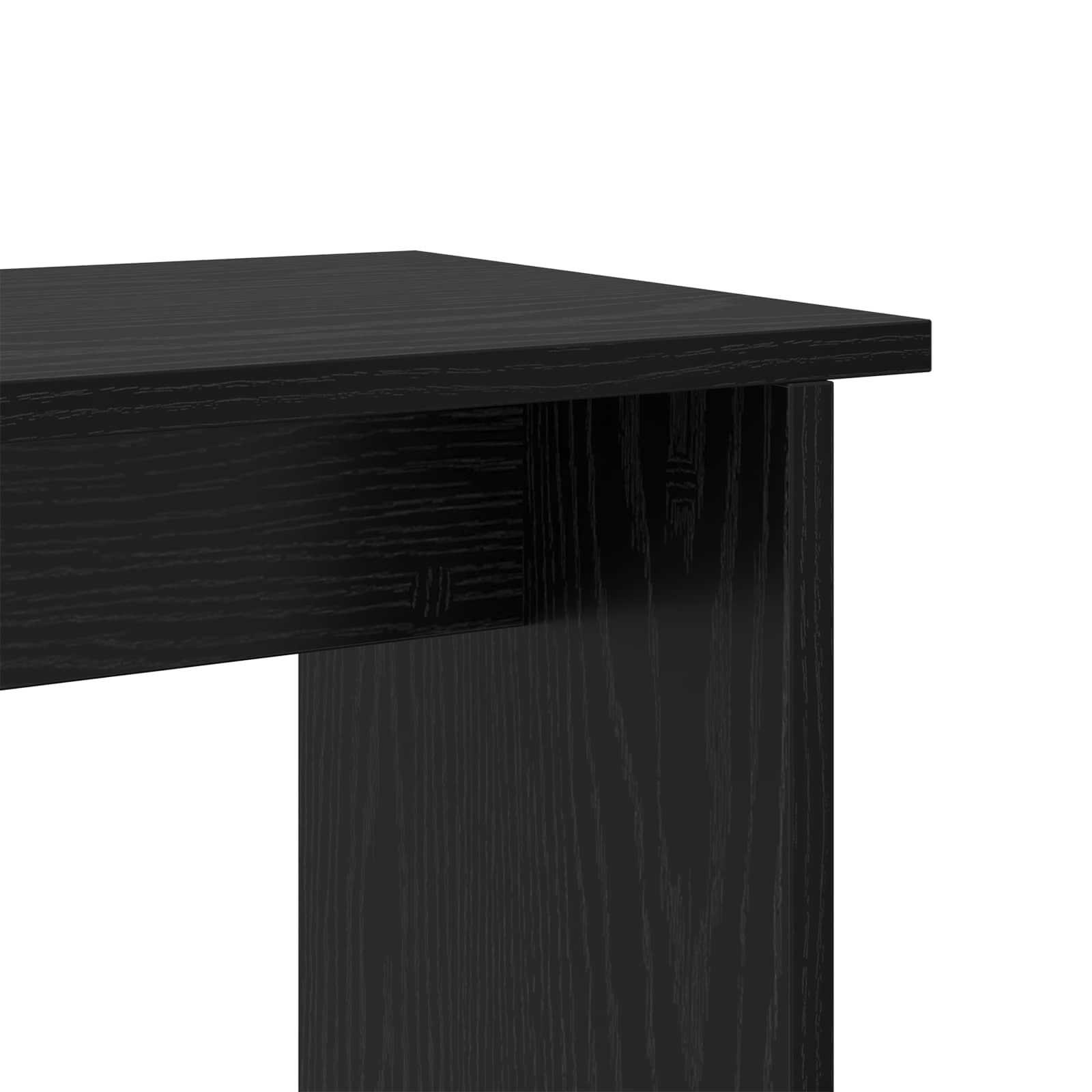 TV cabinet black oak 180 x 30 x 43 cm