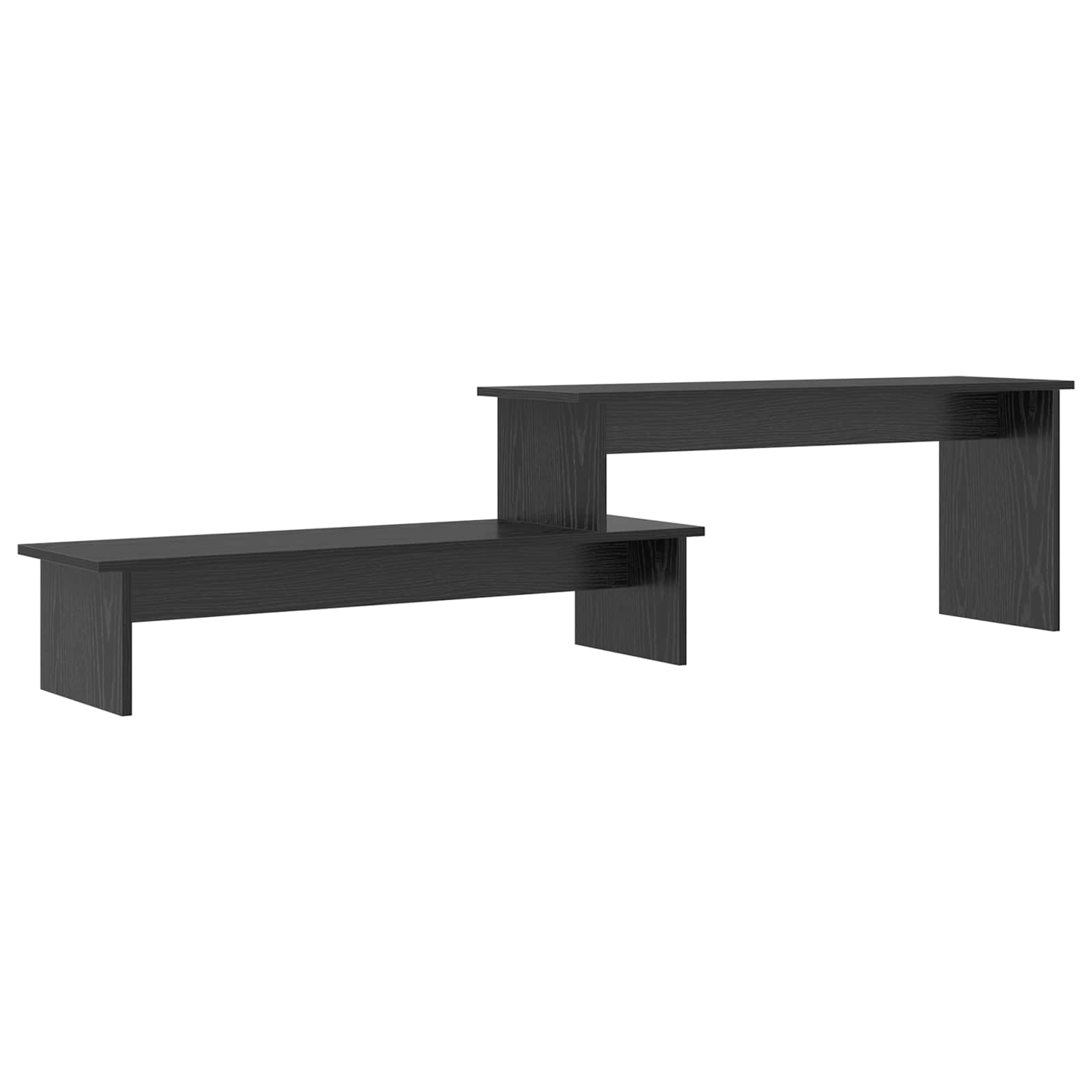 TV cabinet black oak 180 x 30 x 43 cm