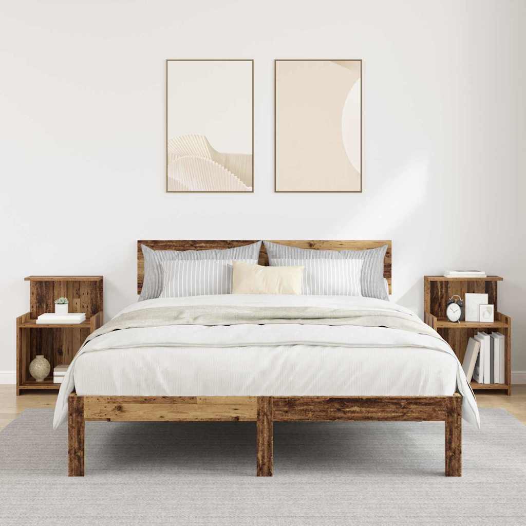 Naktsskapītis 2 gab. Vecs koks 40 x 35 x 60 cm