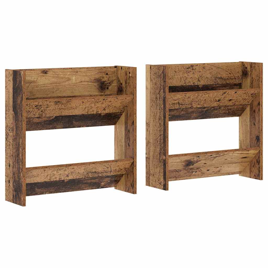 Batu skrynia 2 pcs Senas medis 60 x 18 x 60 cm Apdirbta mediena